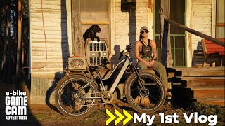 E-Bike Trail Cam Adventures: My First Vlog!