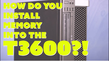 Dell Precision T3600 Memory Installation
