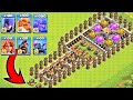 CLASH OF CLANS NEW TRAP VS TROOPS 2021 | 100 MAX TROOPS VS HARD BASE AMAZING ATTACK