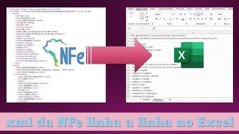 Excel - Importar xml da NFe Nota Fiscal Eletrônica para o Excel