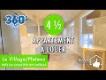 Ralit virtuelle appartement  louer  apartment for rent  le village  plateau 4 12