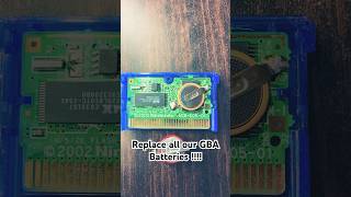 Replacing Pokemon sapphire battery!! EBay/Resell #pokemon #ebay #gameboy #retro #games #fixed #save