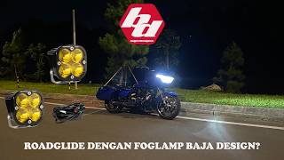 ROAD GLIDE PAKAI BAJA DESIGN SQUADRON FOGLAMP ? | DANNE MOTOR | HARLEY DAVIDSON ROADGLIDE