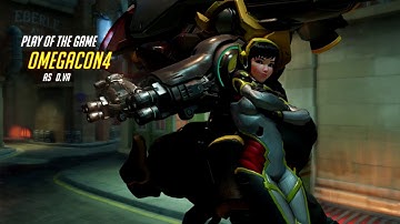 Overwatch DVa self destruct mech to win game at end 1 OW HD 1080p PS4