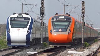 15 BACK TO BACK FAST TRAINS In India | High Speed TRAIN TRACK SOUNDS | Indian Railways