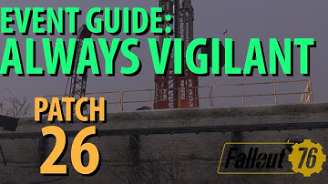 Fallout 76: ALWAYS VIGILANT Event Guide, Patch 26