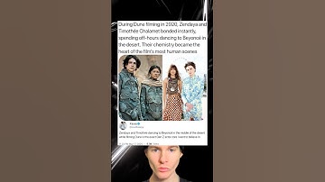 During Dune filming in 2020, Zendaya and Timothée Chalamet bonded instantly, spending off-hours