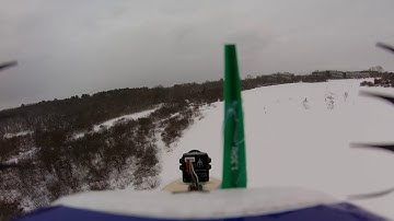 FPV HD - sonicmodell binary - flying during snowfall