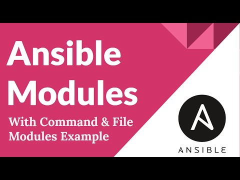 Video: Hvad er Ansible-modulerne?