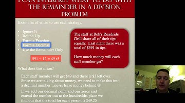 Lesson 5.6 Interpreting Remainders
