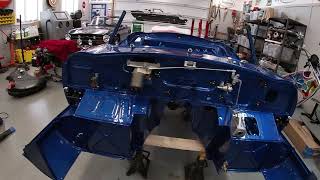 Jaguar Series II E Type Rebuild - 2022-12-23 - Front Bulkhead Update