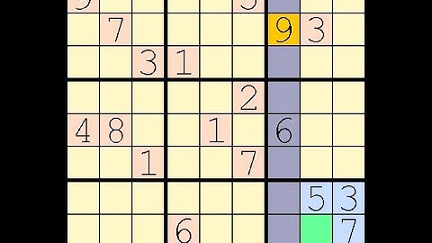 How to Solve New York Times Sudoku Hard  August 8, 2023 - v2