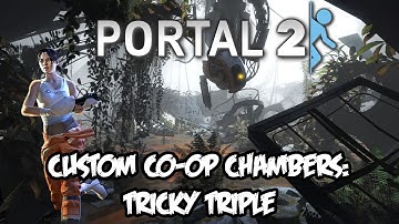 [Portal 2] Tricky Triple w/ Gogeta! (Custom Co-Op Chamber)