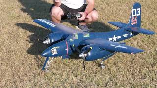 FMS 1700mm Tigercat F7F RC Plane (HD Video)