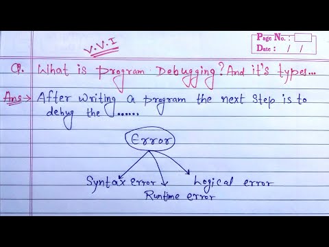 Video: Kakšna je glavna razlika med odkrivanjem napak in kodami za odpravljanje napak?