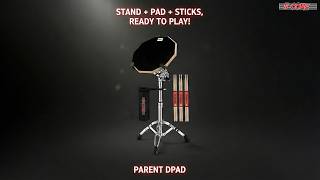🥁 Build your practice setup with the 5 Core 12 Drum Practice Pad Set!
