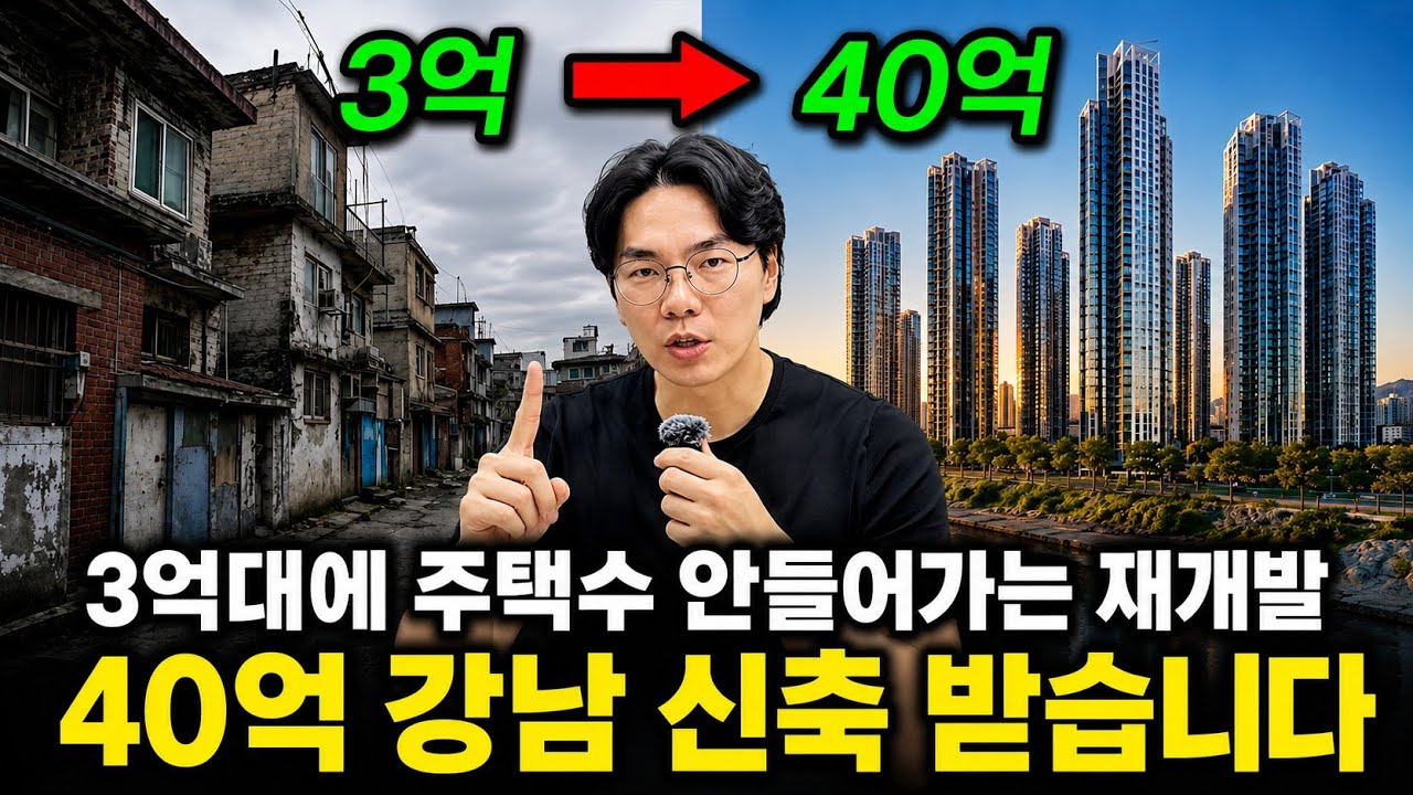 🚨강남 입성 막차🚨 강남 개포 신축 아파트 받는 3억대 강남 개포 재개발 투자처 공개