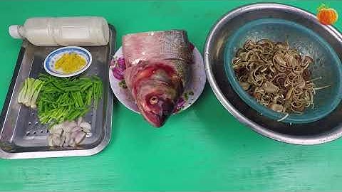 Cá mè nấu hoa chuối