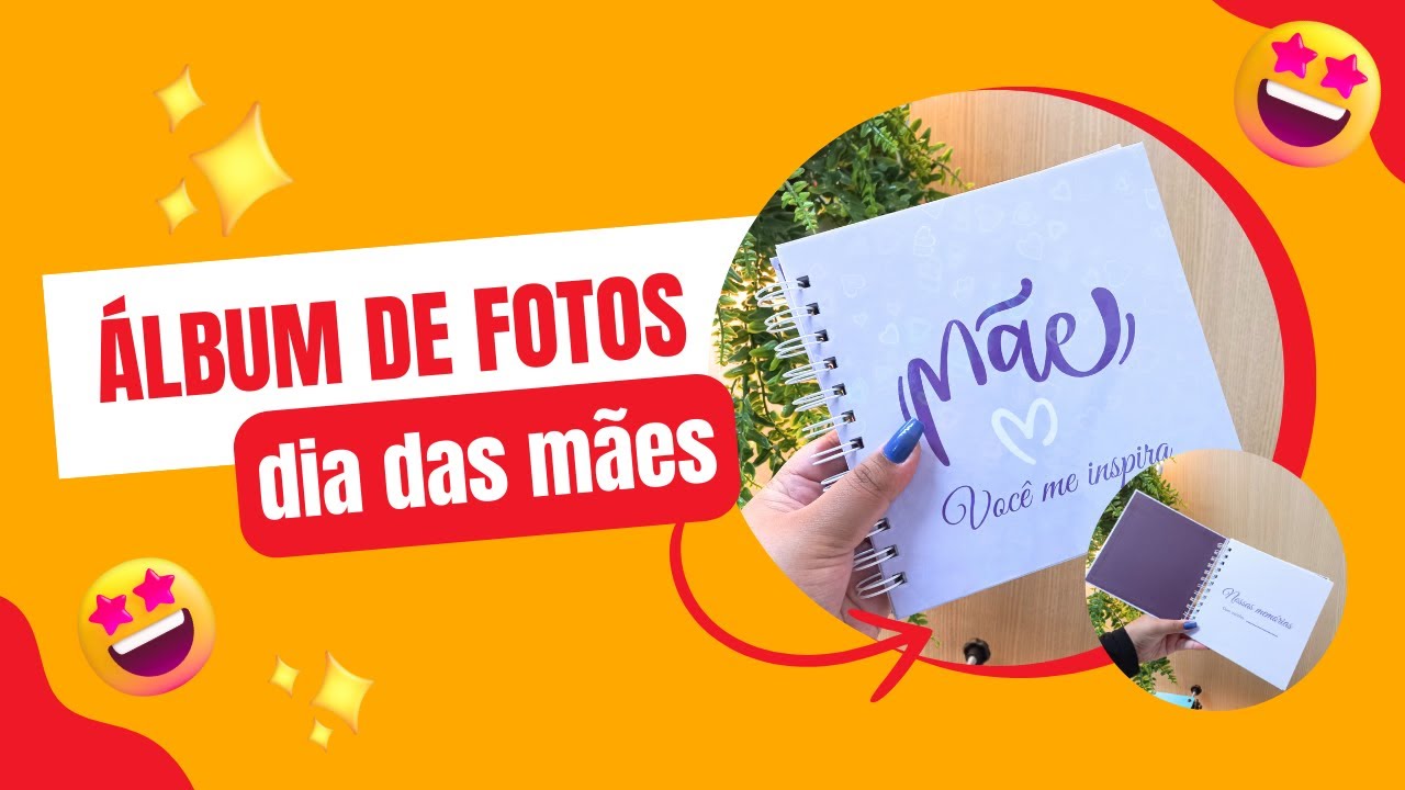 Capa do vídeo Álbum de fotos personalizado presente dia das mães! Marpax 🧡