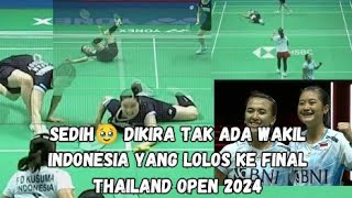 Lawan Jatuh Bangun - Kusuma/Pratiwi🇮🇩 VS Iwanaga/Nakanishi🇯🇵 I Badminton Thailand Open 2024