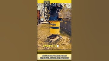 Powerful Stump Remover! Upperfox SC850 Pro Cuts Tree Roots Instantly