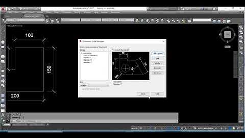 How to set Drawing units and Dimensional style manager in AutoCad