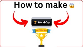 How to make World Cup in infinite craft