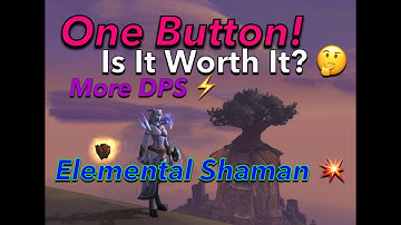⚙️ One Button = More DPS?! ⚡ | Elemental Shaman Test | The War Within 11.2