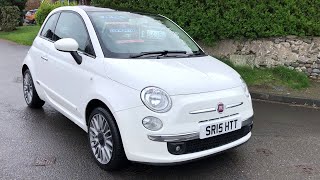 2015 FIAT 500 1 2 LOUNGE START STOP 3 DOOR HATCHBACK