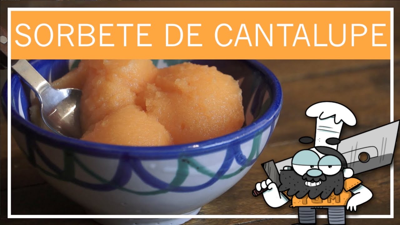 Cómo hacer Sorbete de melón Cantalupe | Yumrecetas