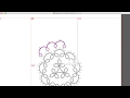 イラストレータ作業動画１分にまとめてみた「タティングレースパターン作成」