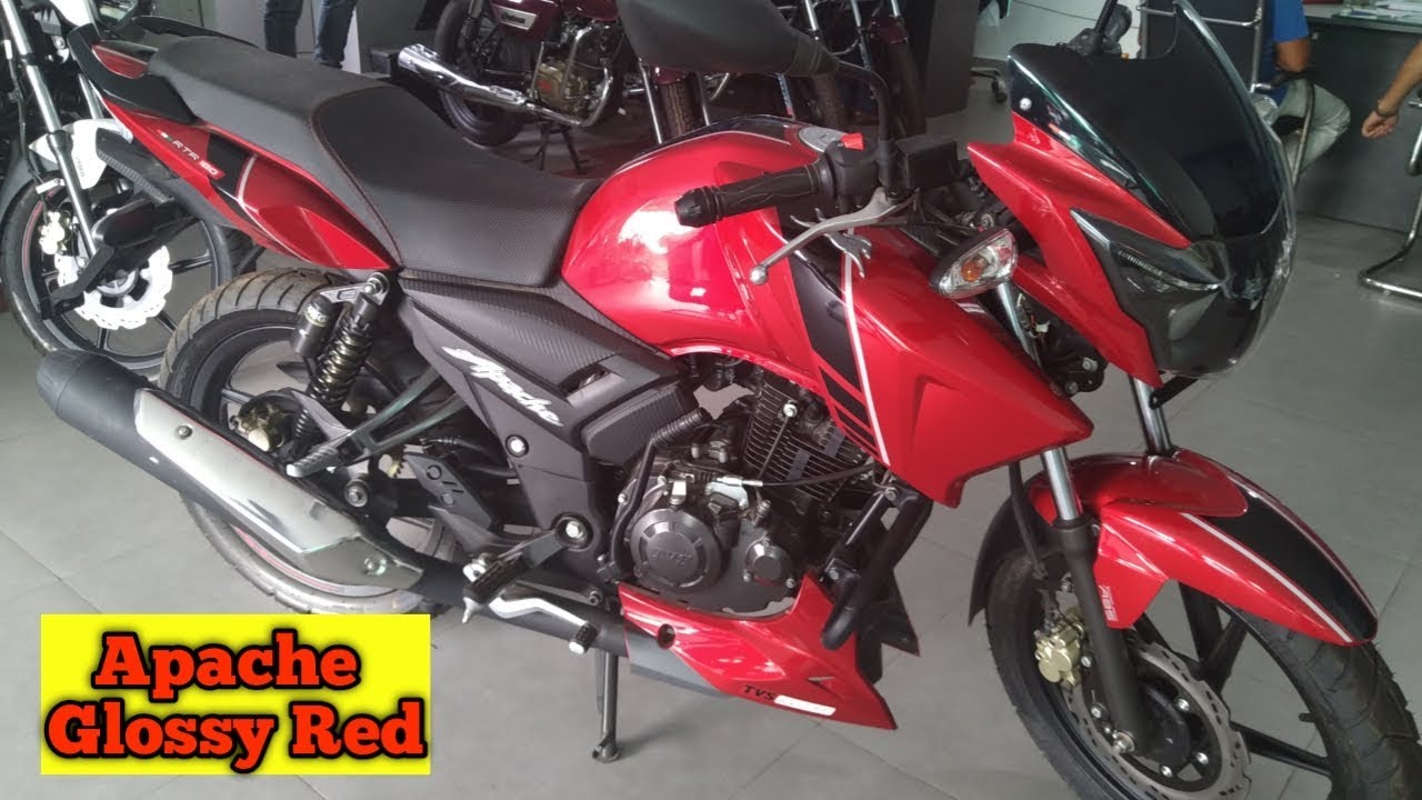 Tvs Apache Rtr 160 Abs Glossy Red 19 Complete Review With Colour Impression Youtube