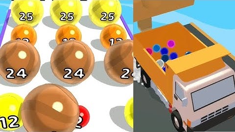 Marble Run 3D-Color Ball Race⚽️🥎🏉 Gameplay Android, Ios, Mobile | Level 15-16🔥🔥