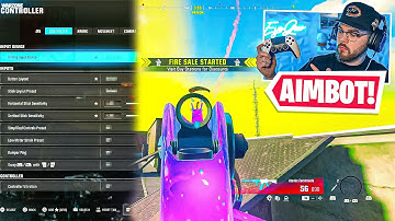 new *BEST* SETTINGS in SEASON 6! 🎮👑 (Best Controller Settings) - BO6 WARZONE