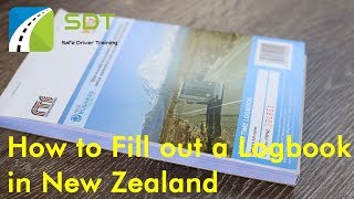 How to fill out a Logbook in NZ