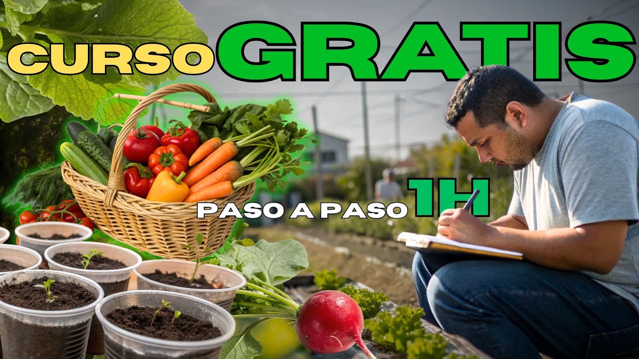 Curso GRATIS de Huertos Caseros Completo: Aprende Fácil y en CASA