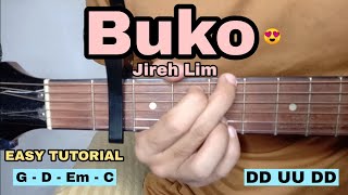 Video thumbnail of "Buko - Jireh Lim (EASY GUITAR TUTORIAL - 4 Easy Chords)"