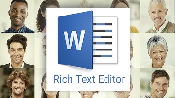 Rich Text Editor & Documents Mail Merge