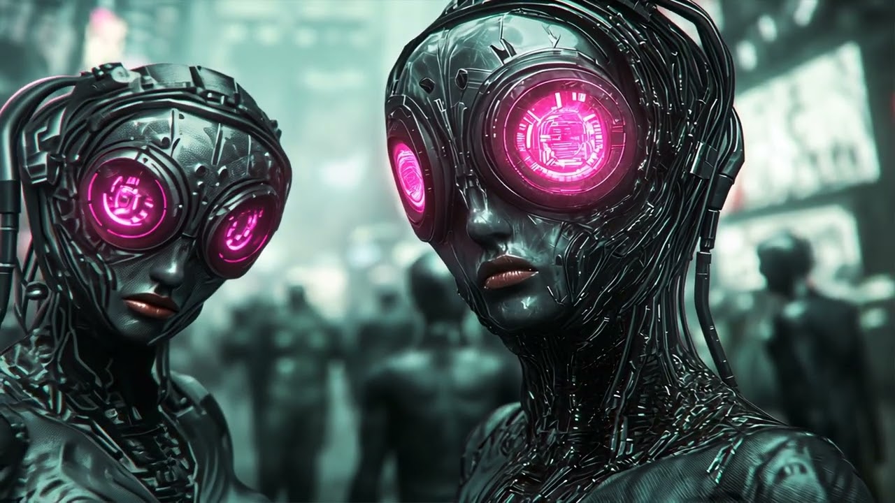 🎵 Iron Syndicate 🌑| Cyber Horror [AI Music Video - 4K - 60FPS] 