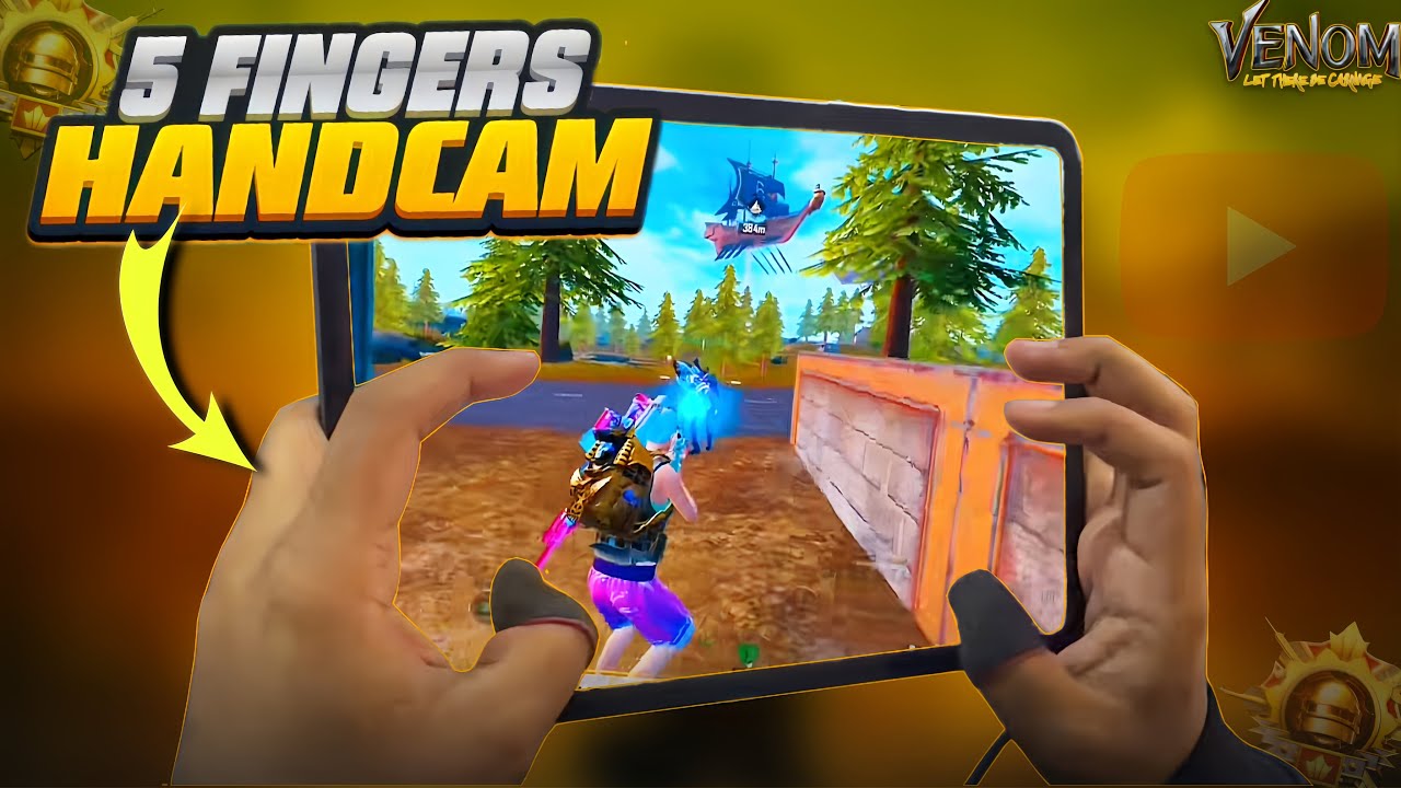 Best HANDCAM 5 Finger + Gyroscope iPad Pro ️ PUBG Mobile - YouTube