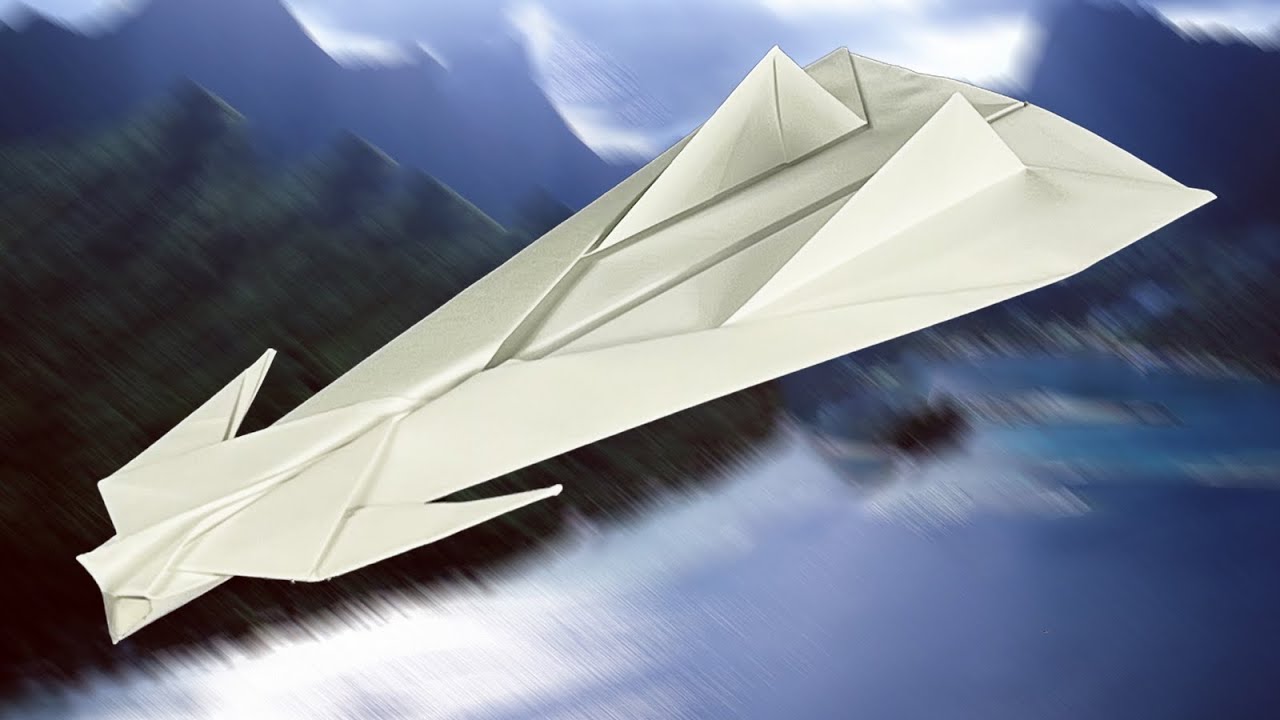 【Origami】How to make a Paper Airplane "NEPTUNE" [Tutorial] Takuo Toda