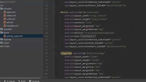 【ANDROID STUDIO】Property Animation set