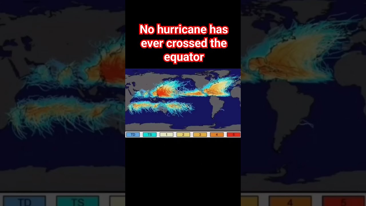 No Hurricane Has Ever Crossed The Equator