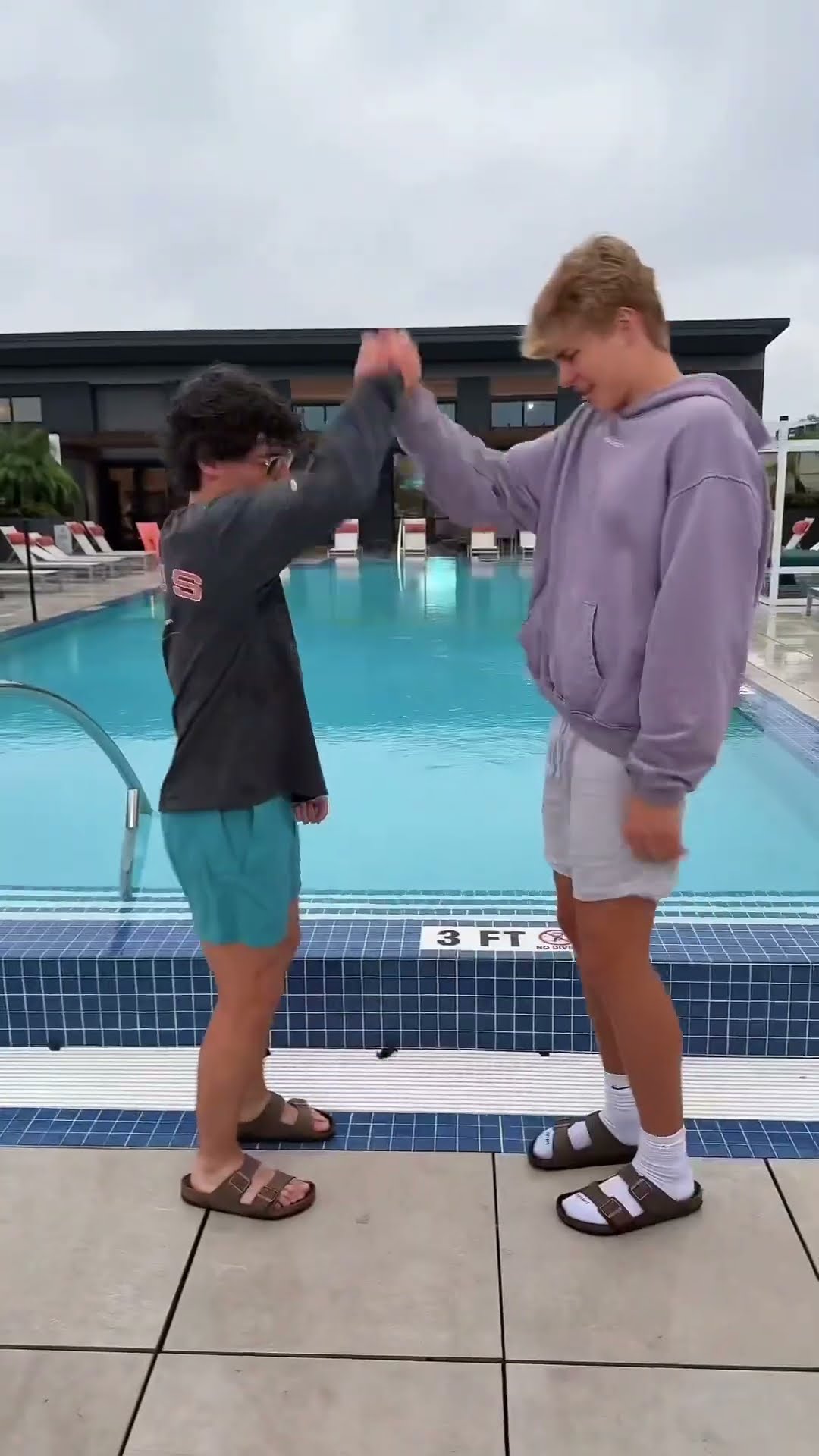 me after jumping in the pool fully clothed