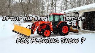 This thing moves the snow. The best SNOW PLOWING set up to date.