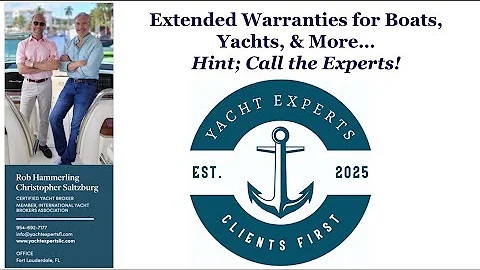 Extended Warranty: Boats & Yachts, Outboards, Seakeeper, Engines & More. Call us! (954) 692-7177