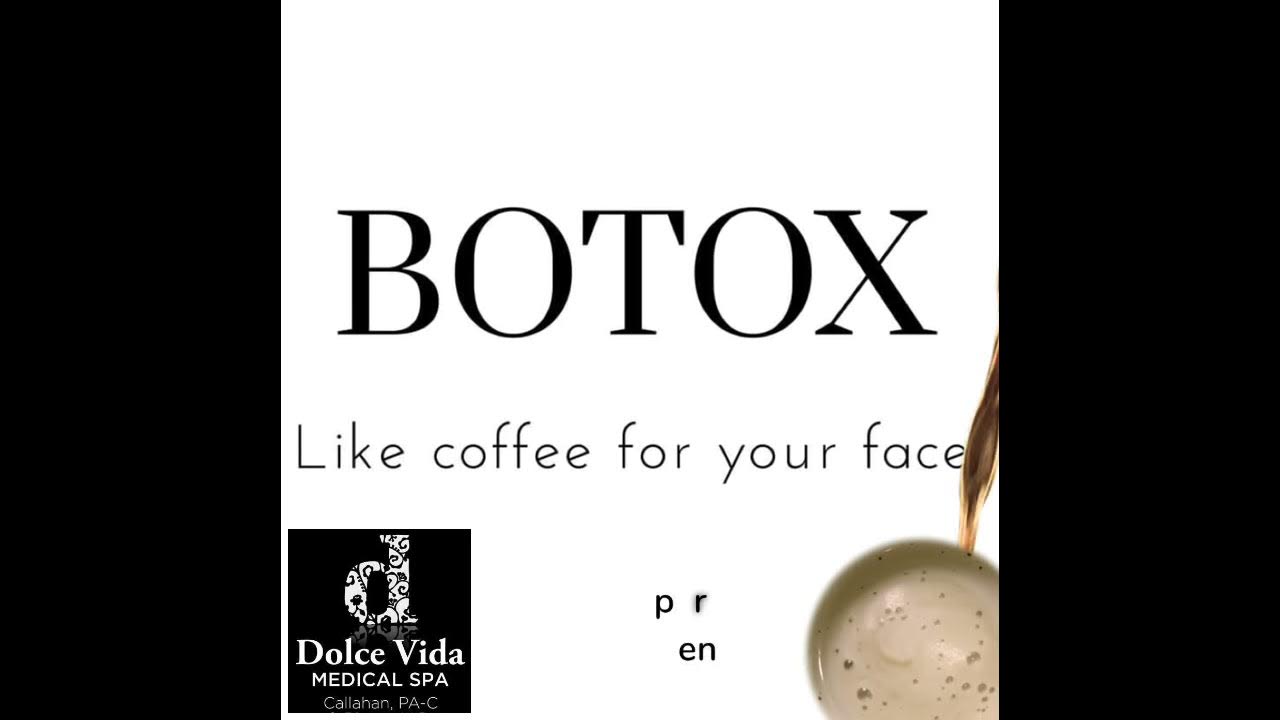 Botox is Coffee for your Face! YouTube