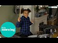 Incredible 10-Year-Old Drummer Girl Gives An Exclusive Performance | This Morning