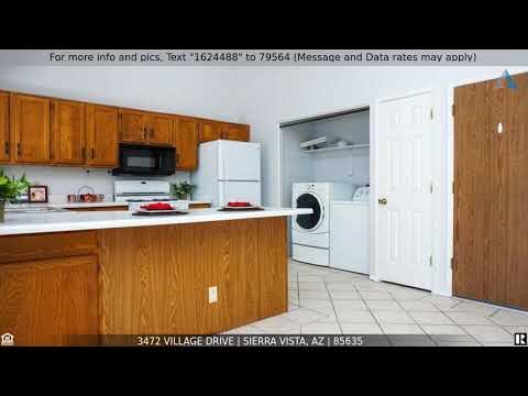 3472 Village Drive, Sierra Vista, AZ home video tour