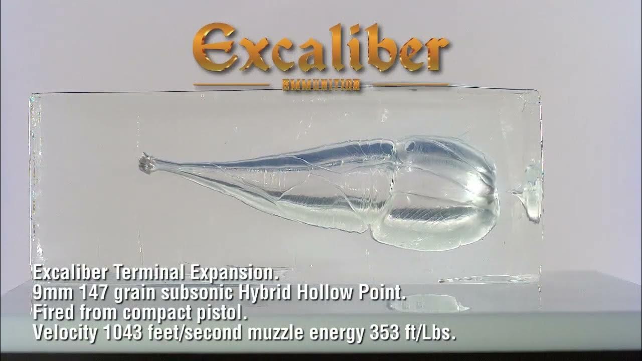 Terminal Expansion 9mm 147gr Subsonic Ballistic Gel Test YouTube